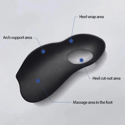 Flat Foot & O-Leg Correction Insoles | Orthopedic Arch Support Insert | Plantar Fasciitis Pain Relief | Unisex Breathable Foot C
