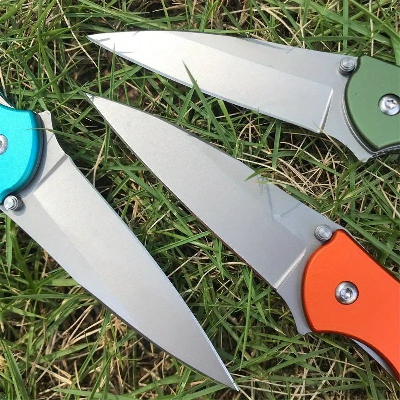 KS 1660 Ken Onion Leek Assisted Flipper Knife Bead Blast Plain Blade Stainless Steel Handles