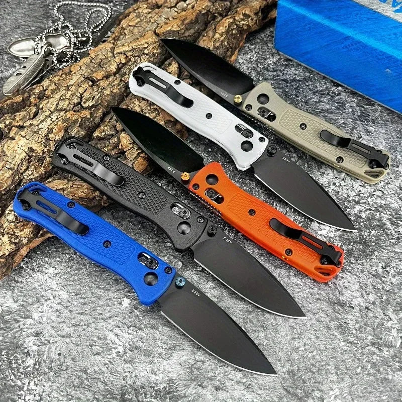 Axle Lock Folding Knife S30V Steel Blade Nylon Fiber Handle Outdoor Camping Survival EDC Practical Cutting Knife