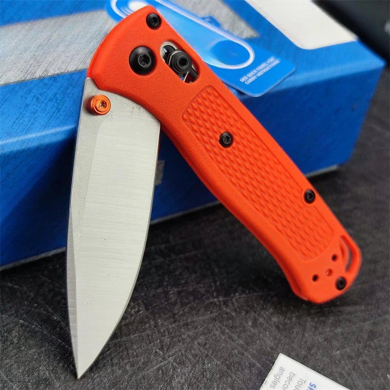 Axle Lock Folding Knife S30V Steel Blade Nylon Fiber Handle Outdoor Camping Survival EDC Practical Cutting Knife