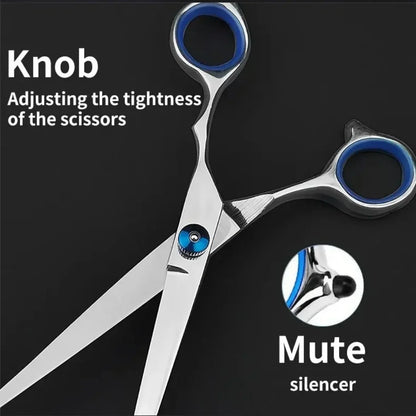 Professional Hairdressing Scissors Stainless Steel Hairdressing Cutting Thinning Scissors Barber Shear & Pet Grooming Scissors