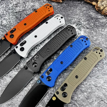 Axle Lock Folding Knife S30V Steel Blade Nylon Fiber Handle Outdoor Camping Survival EDC Practical Cutting Knife