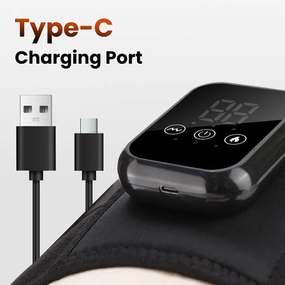 New Upgrade Electric Heating Waist Massager Support Belt Vibration Hot Compress Brace Belt Back Relax 3 Gears Adjustment