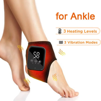 Electric Feet Heater Ankle Massager Muscle Relaxation Hot Compress Protector Ankle & wrist Brace Support