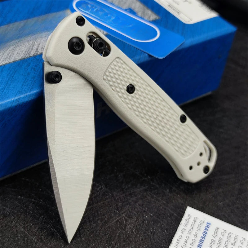 Axle Lock Folding Knife S30V Steel Blade Nylon Fiber Handle Outdoor Camping Survival EDC Practical Cutting Knife
