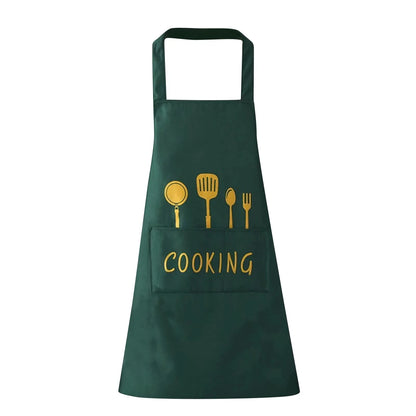 Fashion Cute Printed Apron Unisex Kitchen Cooking Apron Suitable For Cleaning Gardening Handmade Kitchen Cooking