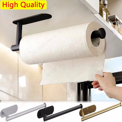Adhesive Kitchen Paper Towel Holder And Bathroom Organizer.