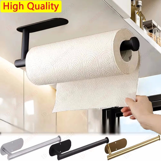 Adhesive Kitchen Paper Towel Holder And Bathroom Organizer.