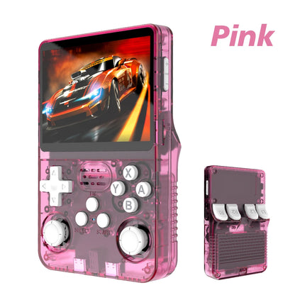 Portable retro gaming console with massive game storage.