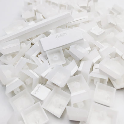 129Keys Keyboard Keycap OEM Profile PBT Material Key Cap for Mx Hot Swap Mechanical Keyboard Switch Transparent Pudding Keycaps