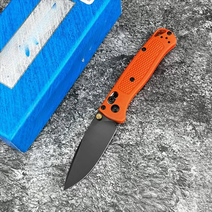 Axle Lock Folding Knife S30V Steel Blade Nylon Fiber Handle Outdoor Camping Survival EDC Practical Cutting Knife