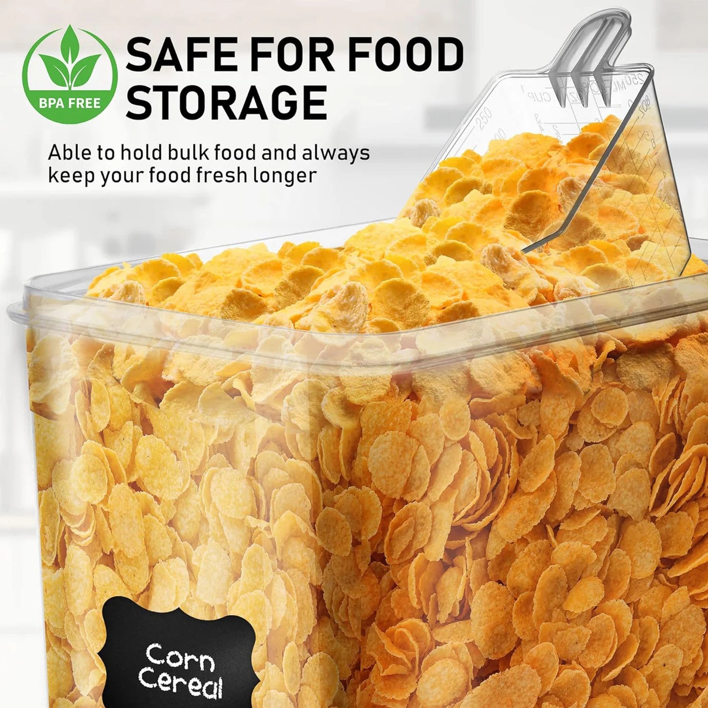 Large Airtight Pantry Containers For Bulk Storage.