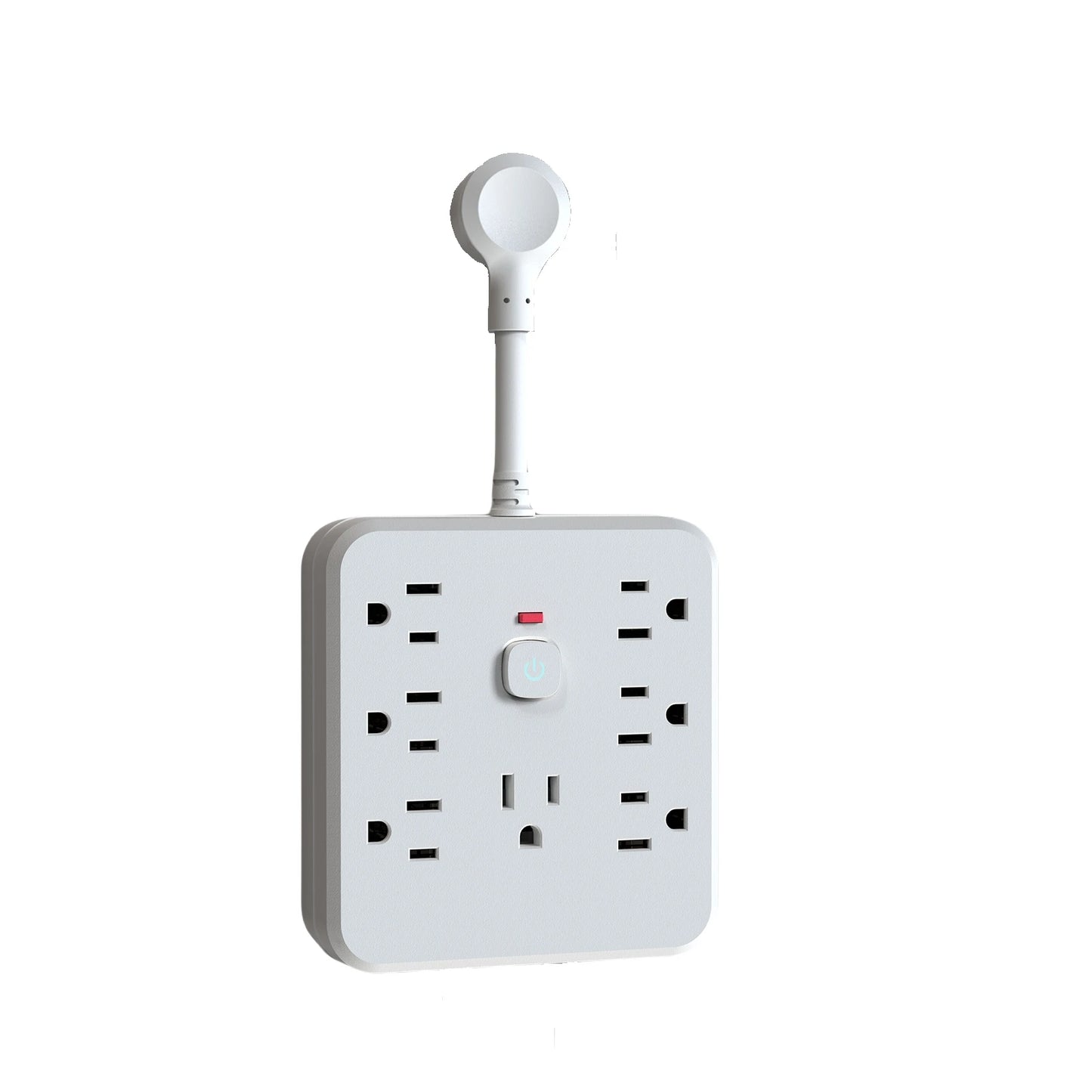 11-in-1 Power Strip with 7 AC Sockets, 3 USB Ports and 1 Type-C Connection | Surge Protector & Multi-Plug Extender, USB Wall
