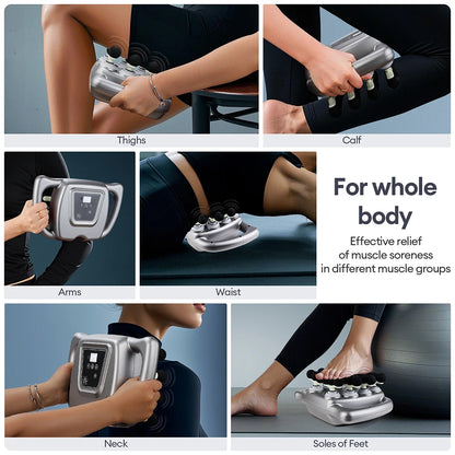 24‑Head High‑Frequency Massage Gun For Full‑Body Relief.