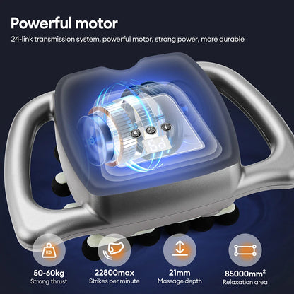 24‑Head High‑Frequency Massage Gun For Full‑Body Relief.