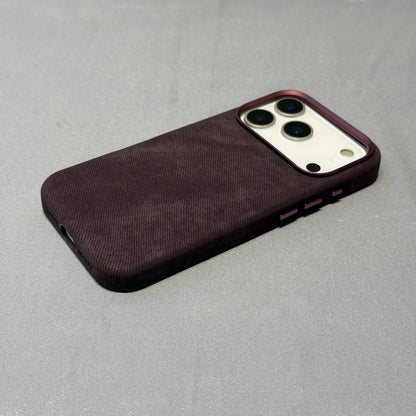 Built-in Magnetic Luxury Leather Phone Case for iPhone