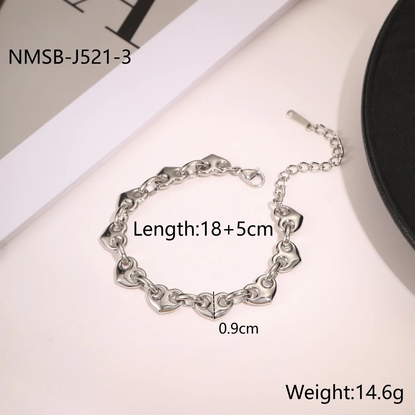Autumn New Product Love Pig Nose Buckle Bracelet Women's European and American Fashion Light Luxury