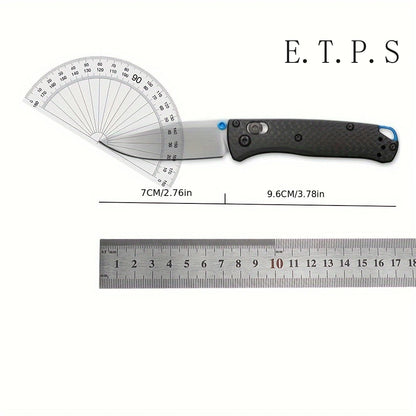 BM 535-3 533-3 Axis Folding Knife Carbon Fiber Handle Outdoor Camping Pocket EDC Tool Portable Pocket Clip