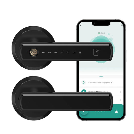 Smart Fingerprint Door Lock With App Passcode Control