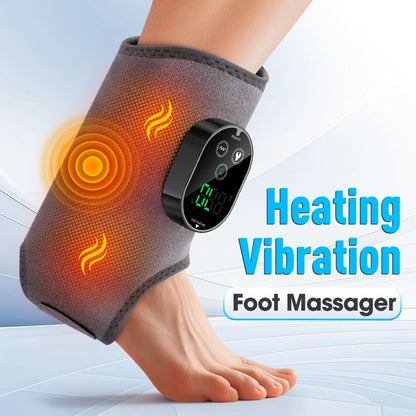 Electric Feet Heater Ankle Massager Muscle Relaxation Hot Compress Protector Ankle & wrist Brace Support