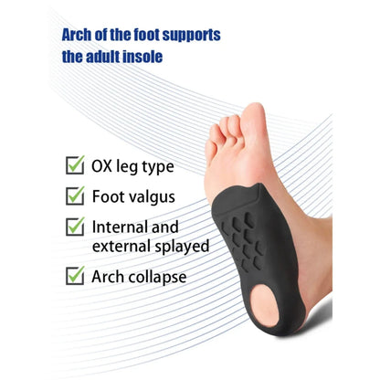 Flat Foot & O-Leg Correction Insoles | Orthopedic Arch Support Insert | Plantar Fasciitis Pain Relief | Unisex Breathable Foot C