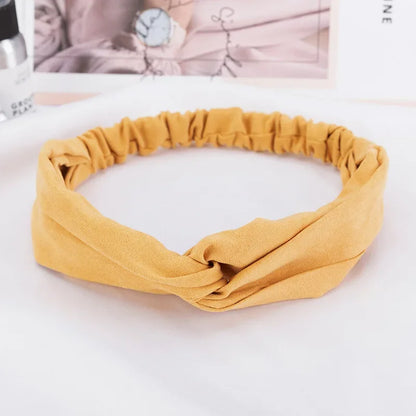 2026 New Design Fashion Women Summer Style Headbands Bohemian Girl Cross Turban Bandage Bandanas Hairbands Hair Accessories